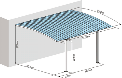 Навесы для автомобилей Carport 2