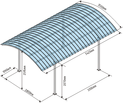 Навесы для автомобилей Carport 4