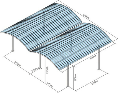 Навесы для автомобилей Carport Plus