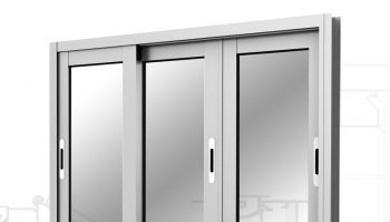Алюминиевые двери – пример престижного офиса